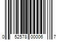 Barcode Image for UPC code 052578000067