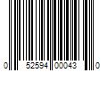 Barcode Image for UPC code 052594000430