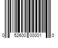 Barcode Image for UPC code 052600000010