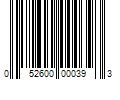 Barcode Image for UPC code 052600000393