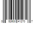 Barcode Image for UPC code 052600412707