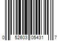 Barcode Image for UPC code 052603054317