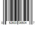 Barcode Image for UPC code 052603065047