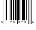 Barcode Image for UPC code 052603082006