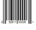 Barcode Image for UPC code 052611000061