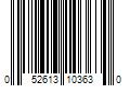 Barcode Image for UPC code 052613103630