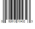 Barcode Image for UPC code 052613104323