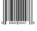 Barcode Image for UPC code 052620000076