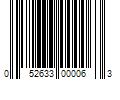 Barcode Image for UPC code 052633000063