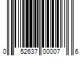 Barcode Image for UPC code 052637000076