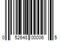 Barcode Image for UPC code 052648000065