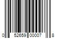 Barcode Image for UPC code 052659000078