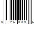 Barcode Image for UPC code 052660000036