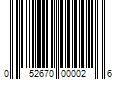 Barcode Image for UPC code 052670000026