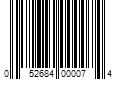 Barcode Image for UPC code 052684000074