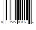 Barcode Image for UPC code 052727000054