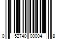 Barcode Image for UPC code 052740000048