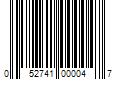 Barcode Image for UPC code 052741000047