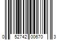 Barcode Image for UPC code 052742006703