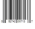 Barcode Image for UPC code 052742007137