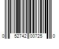 Barcode Image for UPC code 052742007250