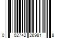 Barcode Image for UPC code 052742269818