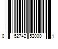 Barcode Image for UPC code 052742520001