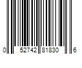 Barcode Image for UPC code 052742818306