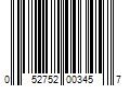 Barcode Image for UPC code 052752003457