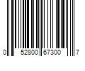 Barcode Image for UPC code 052800673007