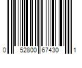 Barcode Image for UPC code 052800674301