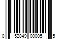 Barcode Image for UPC code 052849000055