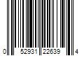 Barcode Image for UPC code 052931226394