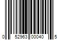 Barcode Image for UPC code 052963000405