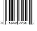 Barcode Image for UPC code 053000004967