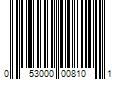 Barcode Image for UPC code 053000008101