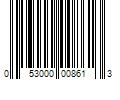 Barcode Image for UPC code 053000008613