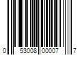 Barcode Image for UPC code 053008000077