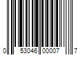 Barcode Image for UPC code 053046000077