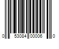 Barcode Image for UPC code 053084000060