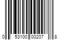 Barcode Image for UPC code 053100002078