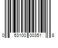 Barcode Image for UPC code 053100003518