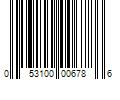 Barcode Image for UPC code 053100006786