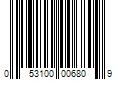 Barcode Image for UPC code 053100006809