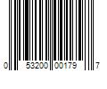 Barcode Image for UPC code 053200001797