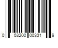 Barcode Image for UPC code 053200003319