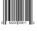 Barcode Image for UPC code 053200006112