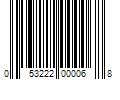 Barcode Image for UPC code 053222000068