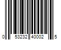 Barcode Image for UPC code 053232400025