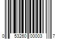 Barcode Image for UPC code 053260000037